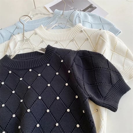 クロスストーン サマーニット 3色展開