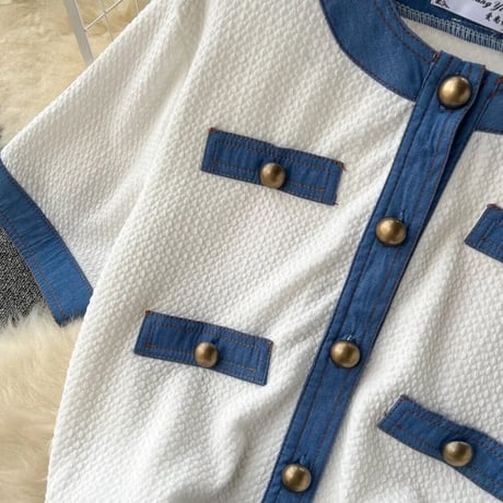 デニムライン レトロセットアップ 2色展開