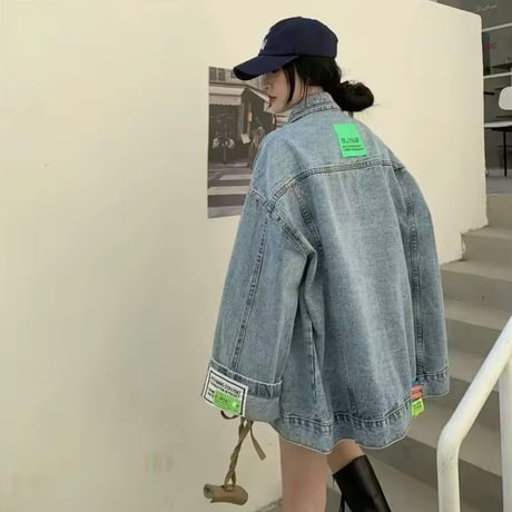 グリーンタグデニムジャケット