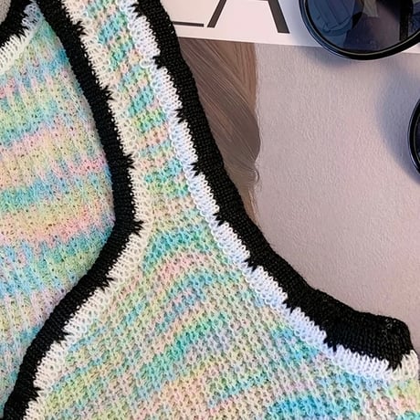 フラワービーズ マーブルトップス 2色展開