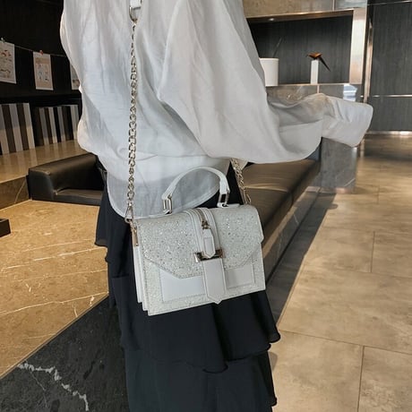 グリッター チェーンバッグ 2色展開