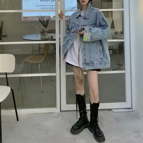 グリーンタグデニムジャケット