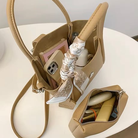 バックルレザーバッグ 4色展開