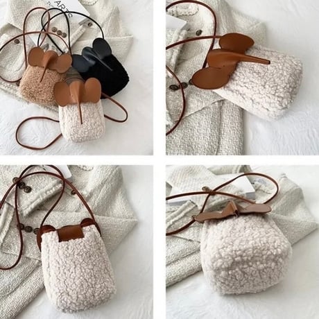 エレファントレザー ボアバッグ 3色展開