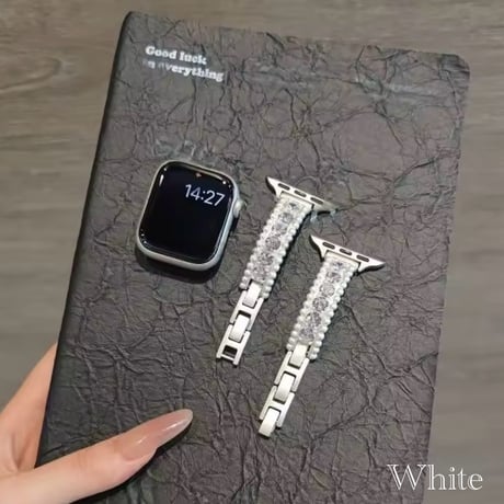Applewatch ジルコニアストーンベルト 4色展開