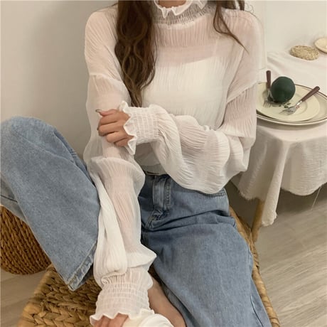 カシュクール ブラウス 3色展開