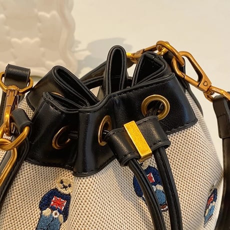 ベアーステッチ キャンバスバッグ 2色展開