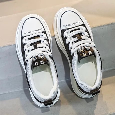 パールラメ ハイソールシューズ 2色展開
