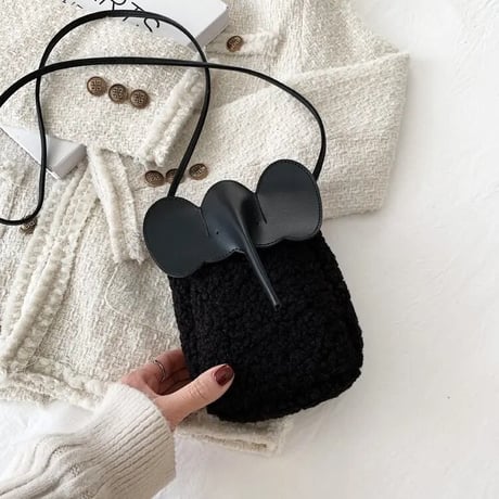 エレファントレザー ボアバッグ 3色展開