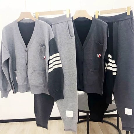 トリコカラータグ ストライプセットアップ 2色展開