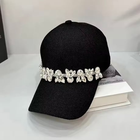 ビジューラインキャップ 3色展開
