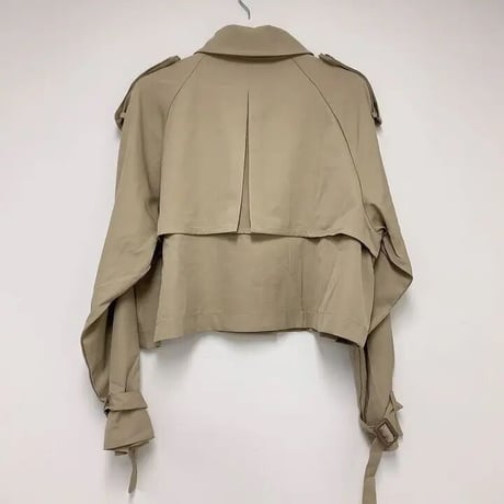 ショートトレンチジャケット 2色展開