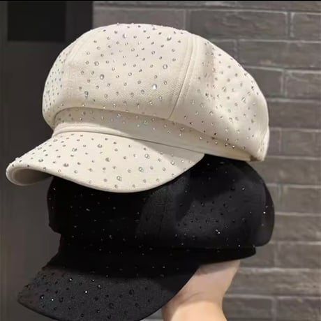ラインストーンキャスケット 4色展開