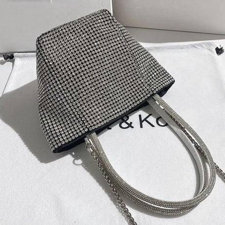 シルバービジューバッグ