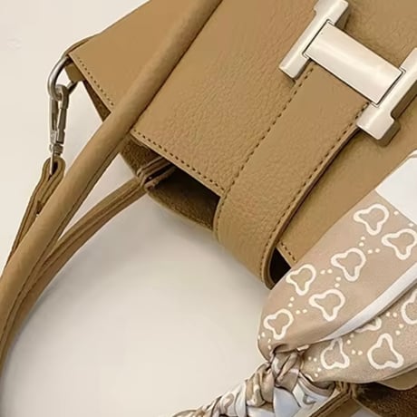 バックルレザーバッグ 4色展開