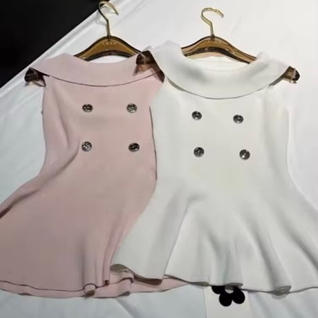 オフショルフレアサマーニット 4色展開