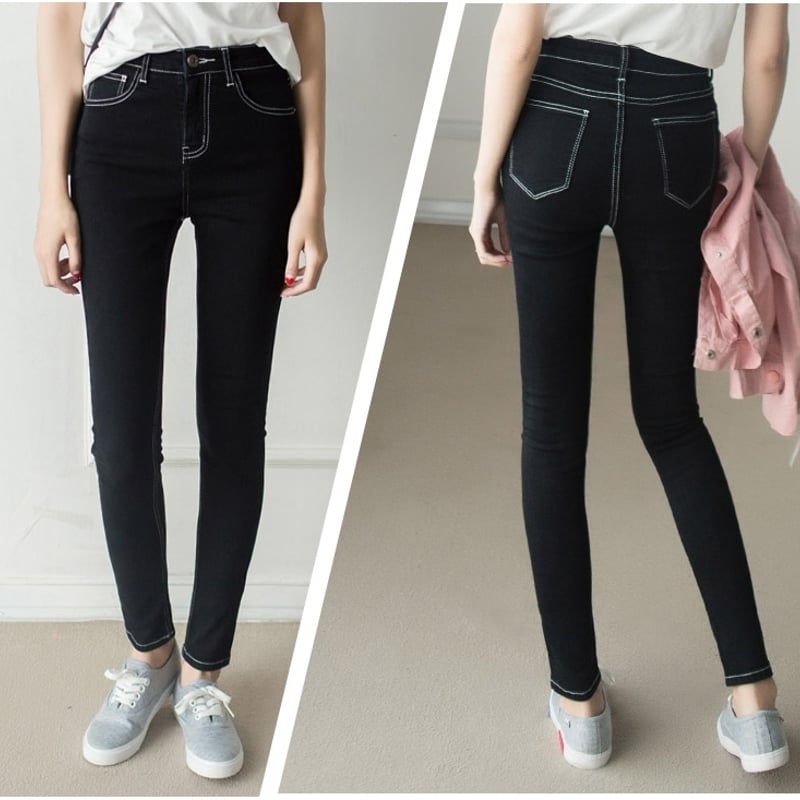 ホワイトステッチ スキニーデニム | Selectshop.Joie ホワイトステッチ スキニーデニム | Selectshop.Joie