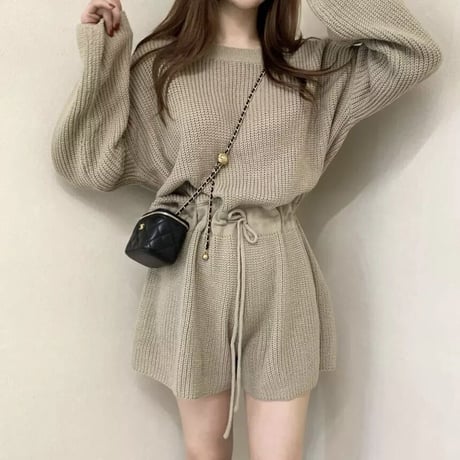 ウエストマーク ニットロンパース 4色展開