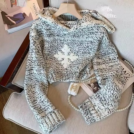 【再販】クロスショートフーディニット
