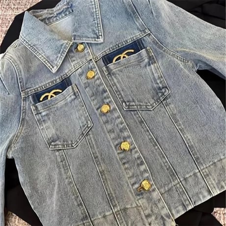 ポイントデザイン デニムジャケット