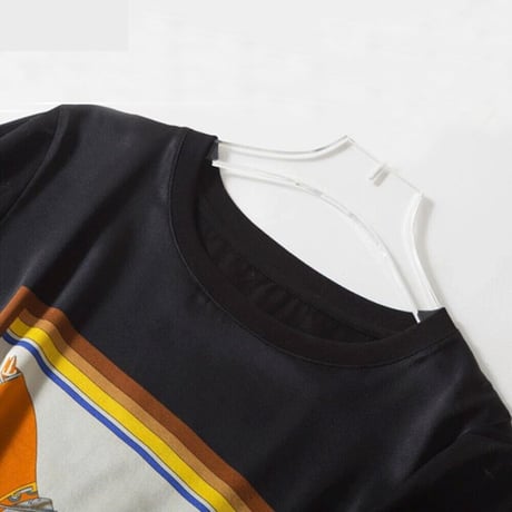 【即納あり】サテン切り替え Tシャツ 6色展開