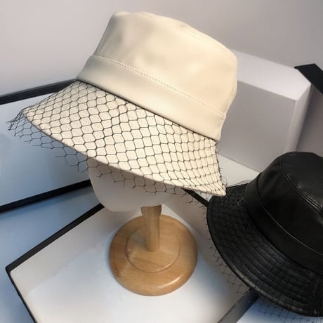 メッシュデザイン バケットハット 2色展開