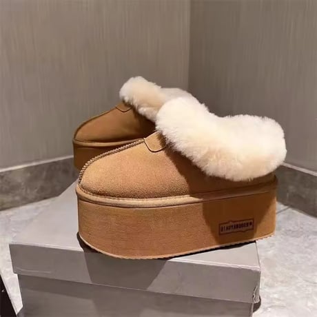 ハイソールムートンブーツ 2色展開