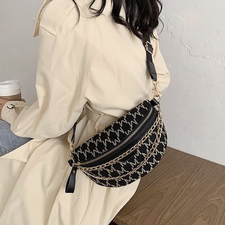 ダブルチェーン フィットバッグ 2色展開