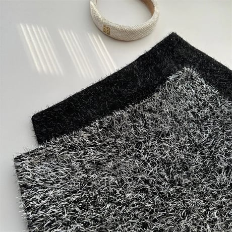 モヘアペンシルスカート 2色展開
