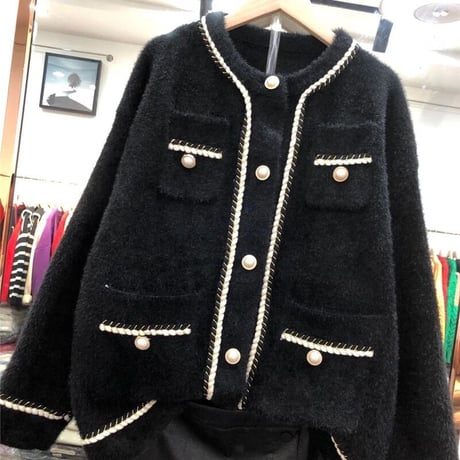 パールボタンファージャケット 2色展開