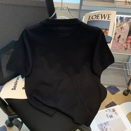 Rビジューパールサマーニット 2色展開