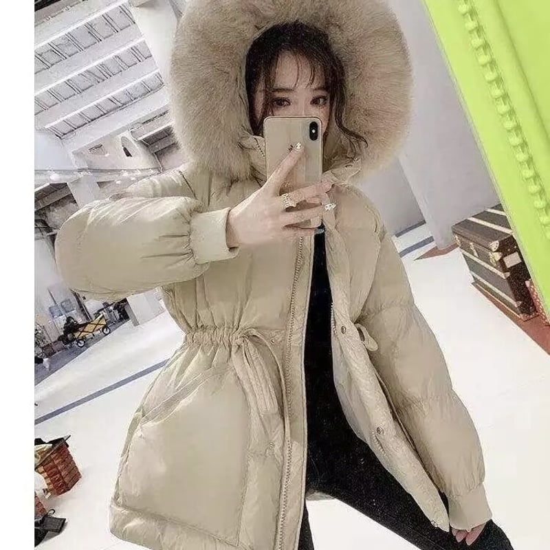 みかっぴ様着用】ファーフード ウエストマークダックダウン 3色展開