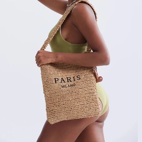 PARIS ストローバッグ 3色展開