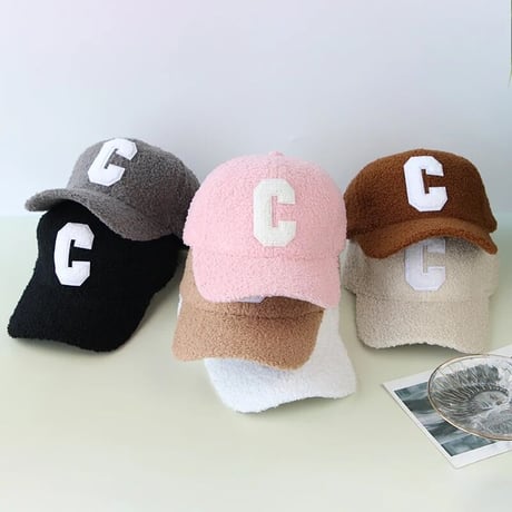 Cワッペン ベアーキャップ 7色展開