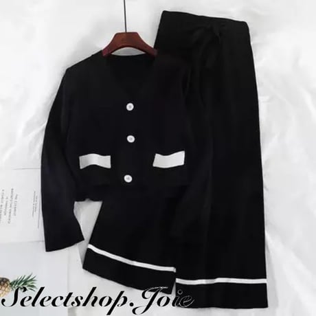 モノクロバイカラー セットアップ 2色展開