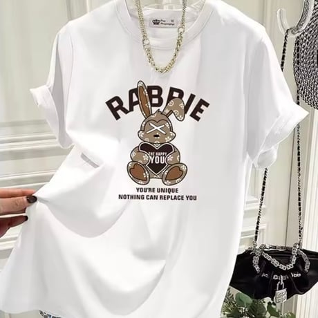 RABBIEオーバーTシャツ 7色展開
