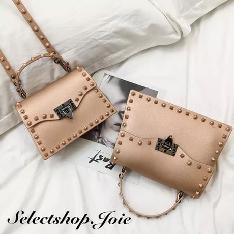 2way スタッズ ジェリーバッグ 5色展開