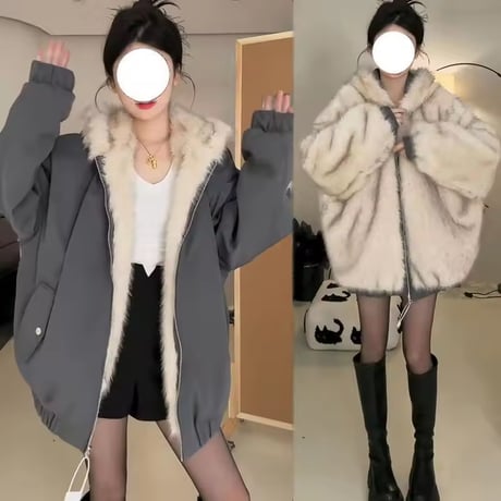 リバーシブルファージャケット 3色展開