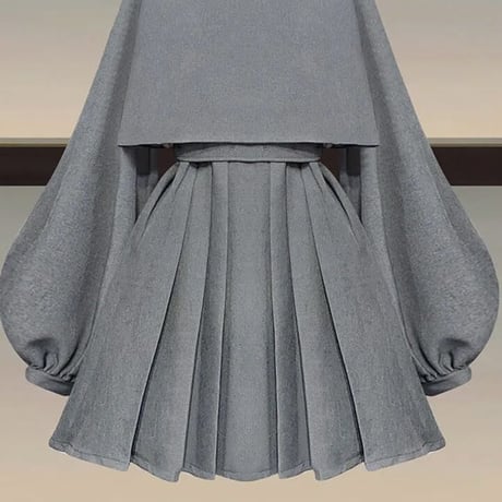 ランタンスリーブ トレンチコート 2色展開