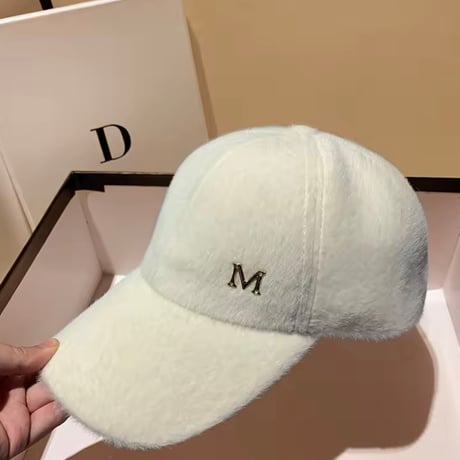 Mロゴファーキャップ 4色展開