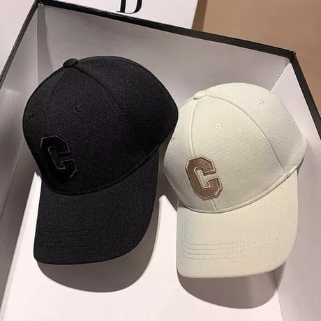 Cワッペン カジュアルキャップ 5色展開