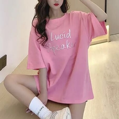 カラフルロゴ オーバーTシャツ 2色展開