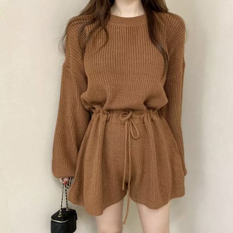 ウエストマーク ニットロンパース 4色展開
