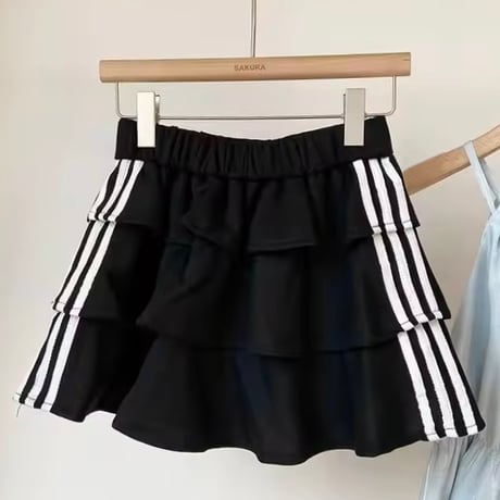 フリルスウェットスカート 3色展開