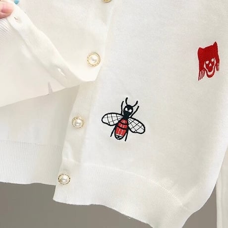 ヴァリアスステッチ カーディガン 2色展開