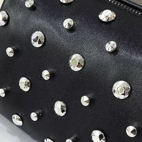ビジュー ミニボストンバッグ 8色展開