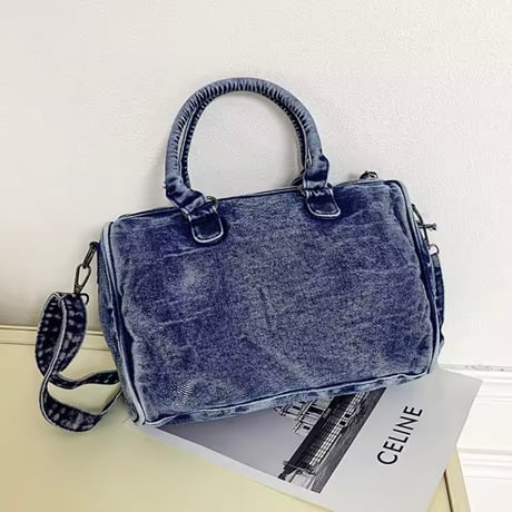ウォッシュデニムバッグ 2色展開