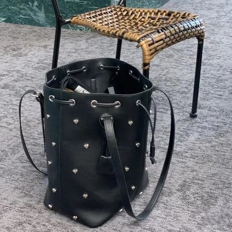 シルバーハート レザーバッグ