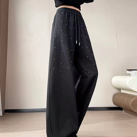 ビジュースウェットパンツ 4色展開
