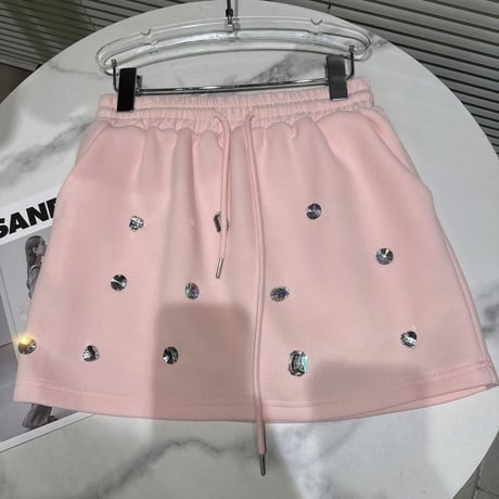 クリスタルビジュー スウェットセットアップ 3色展開